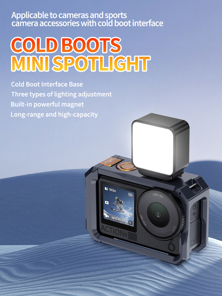 Photography Lighting Continuous - Magnetic Mini LED Video Light, 3-Color