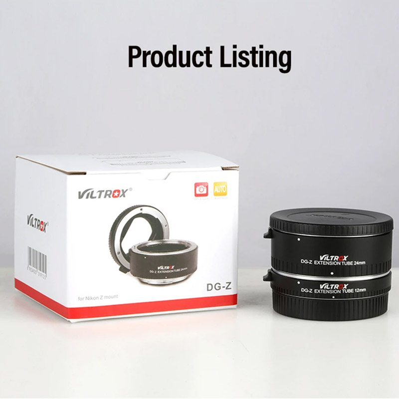 Nikon Camera Z50 - AF Macro Extension Tube Lens Adapter