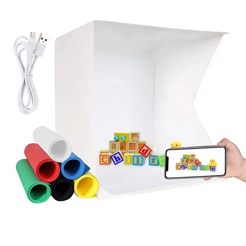 Photography Lighting Handheld - Folding Lightbox Portable Photography LED Photo