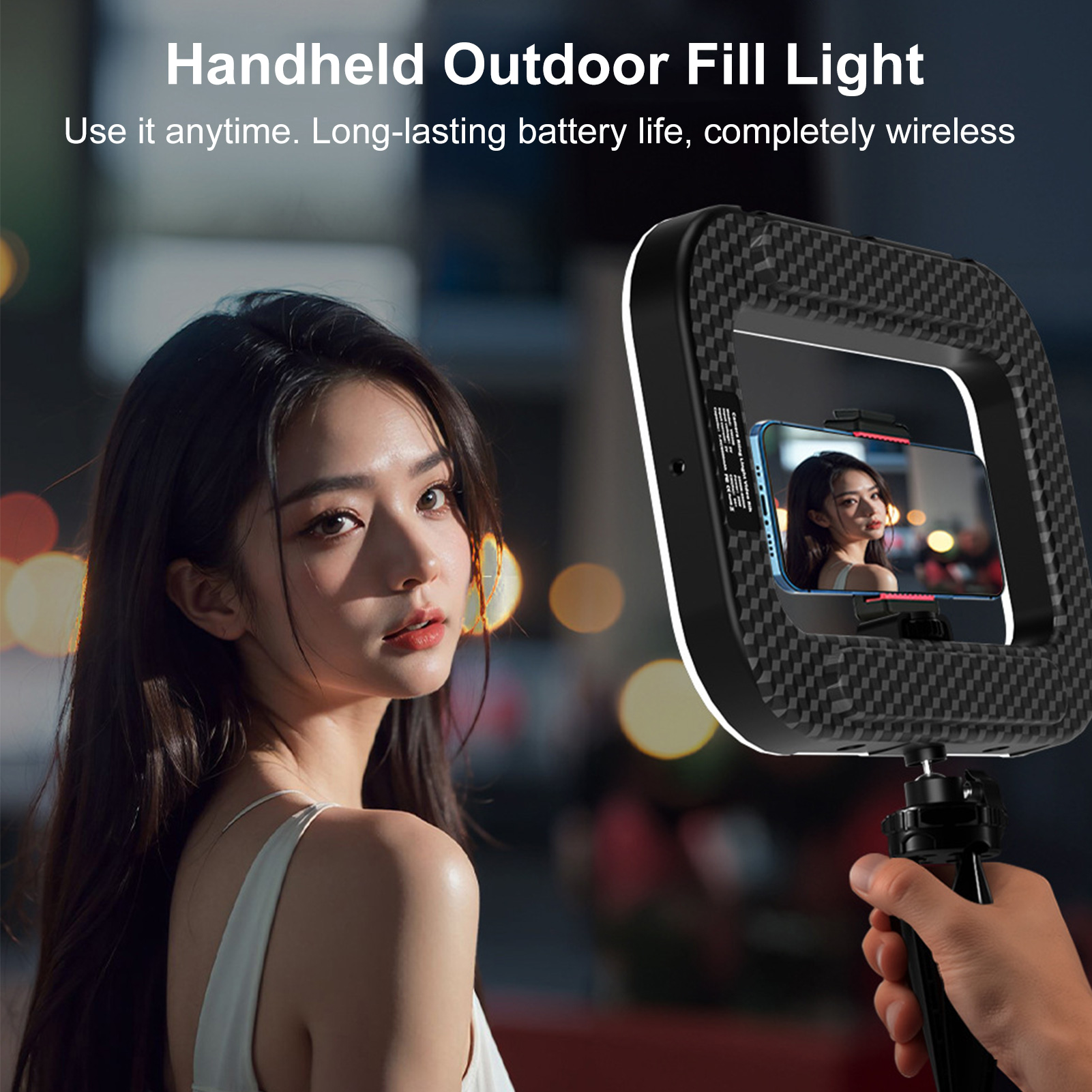 Rechargeable Cell Phone Light  - Photography Lighting Handheld recension och pris