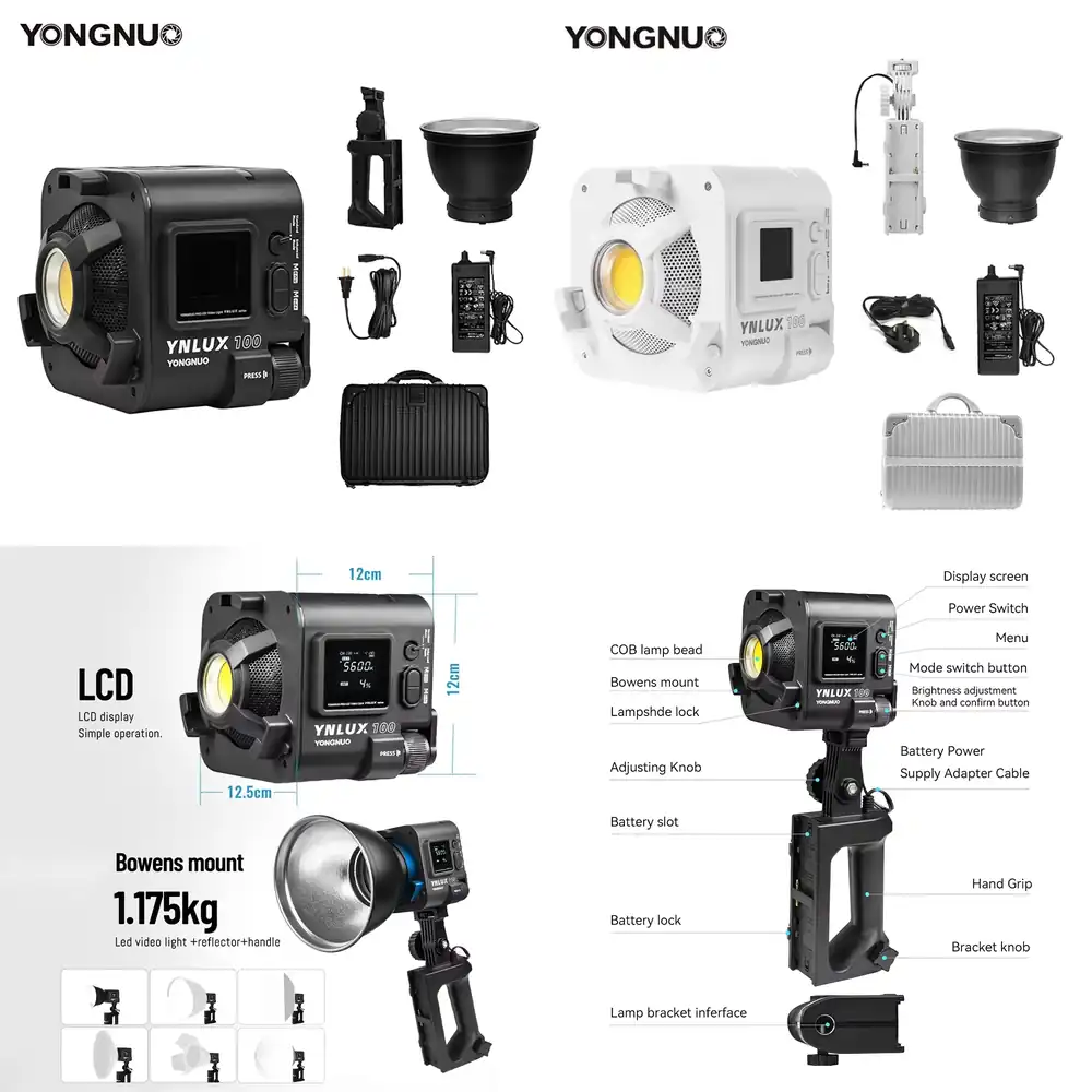 YONGNUO YNLUX100 100W 3200K-56 - Photography Lighting Handheld recension och pris