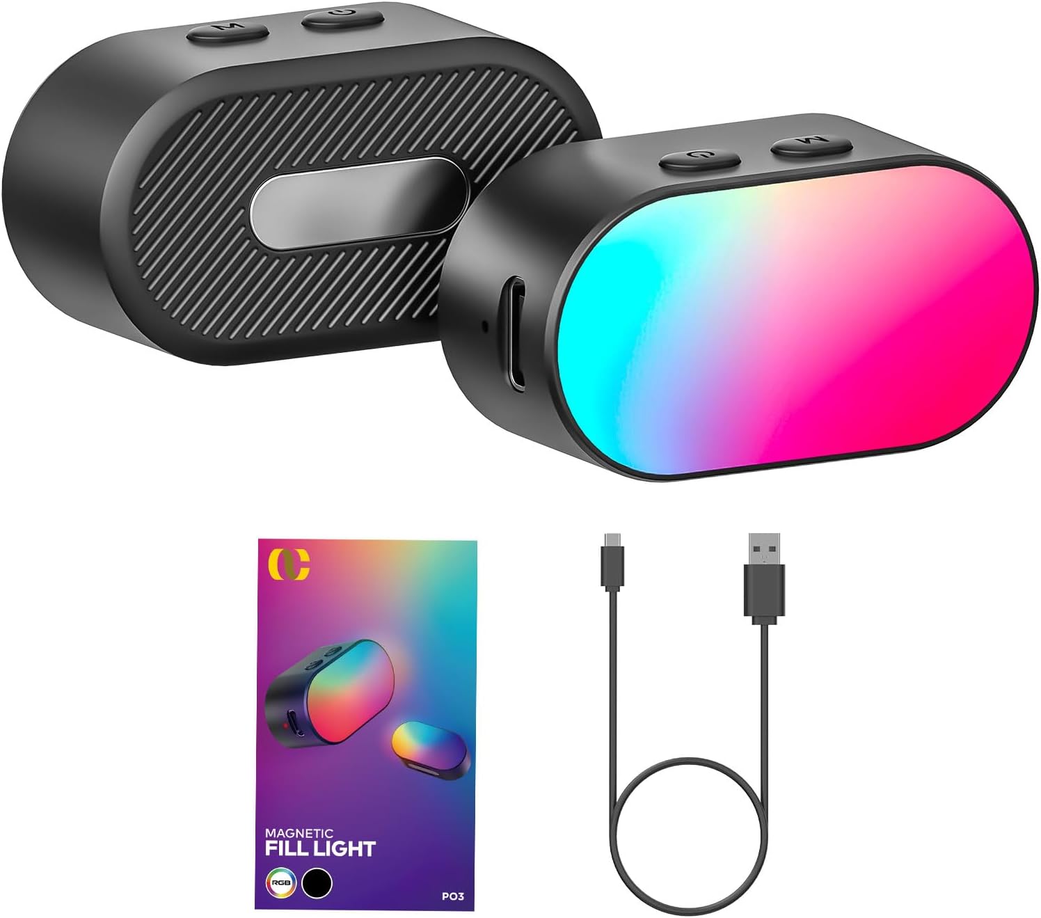 AOCHUAN Mini RGB Magnetic Fill - Photography Lighting Patterns recension och pris