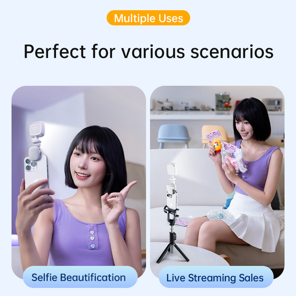 Portable LED Selfie Light Came - Photography Lighting Handheld recension och pris