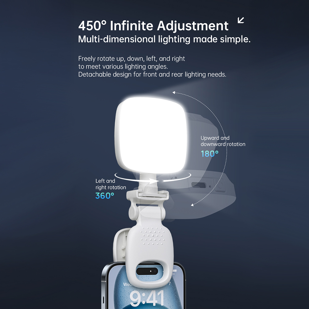 Portable LED Selfie Light Came - Photography Lighting Handheld recension och pris