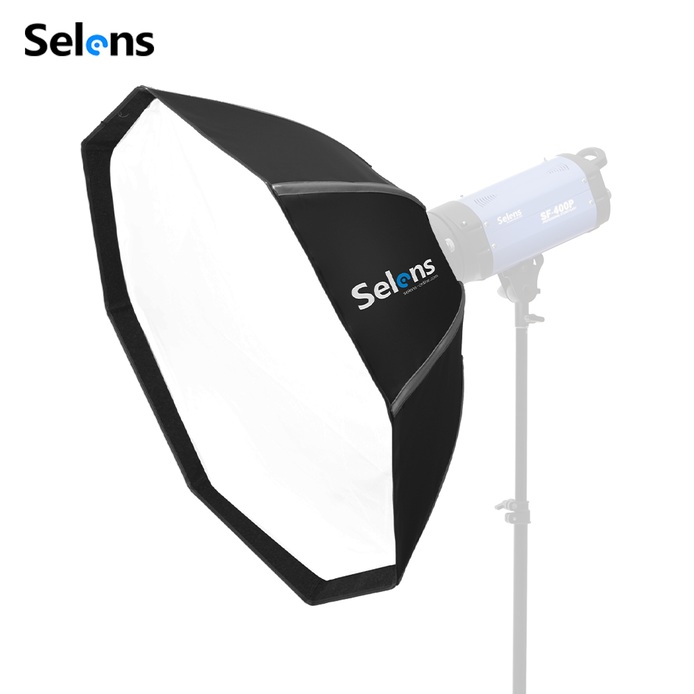 Selens 82/105cm Umbrella Softb - Photography Studio Lighting Set Up recension och pris