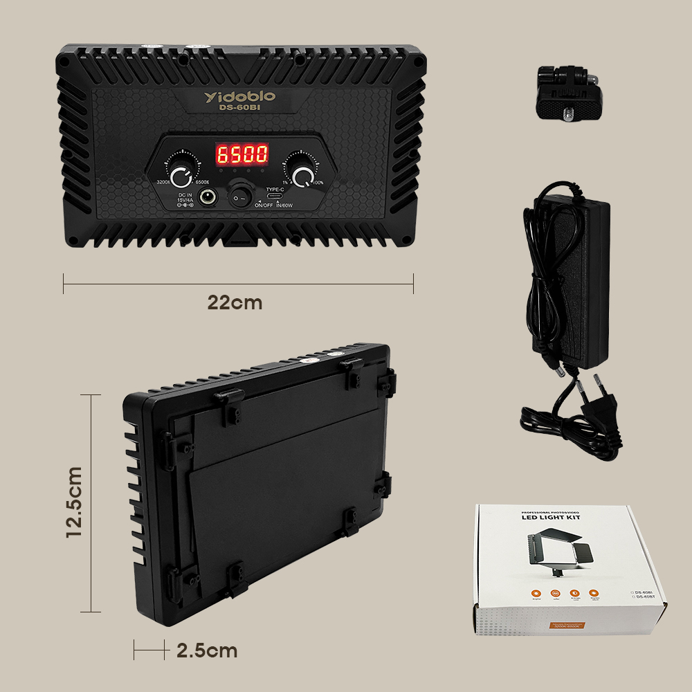 Portable Video Light DS60BI Ph - Photography Lighting Continuous recension och pris