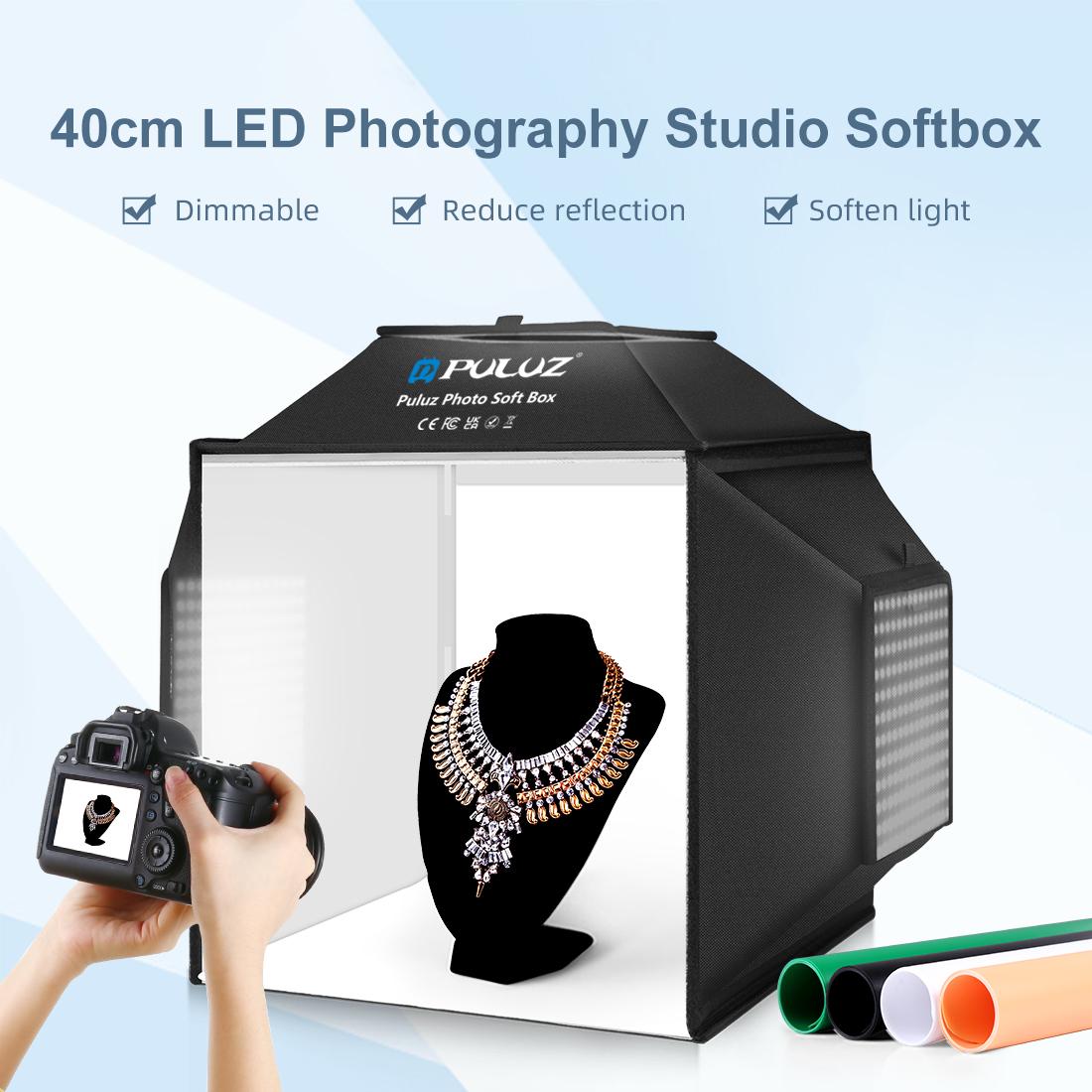 PULUZ 40cm Folding 72W 5500K S - Photography Lighting And Backdrop Kits recension och pris