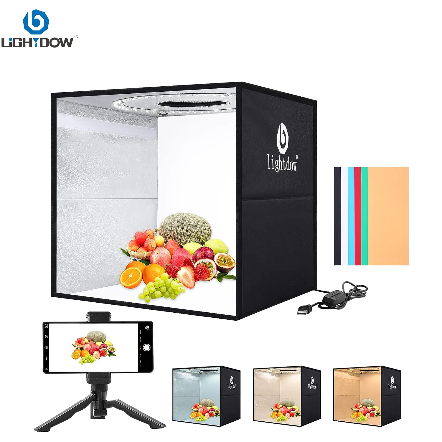Lightdow Photo Studio Light Bo - Photography Lighting And Backdrop Kits recension och pris