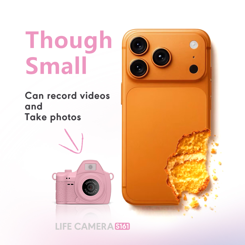 Mini Digital Camera S161 2K HD - Photography Lighting Continuous recension och pris