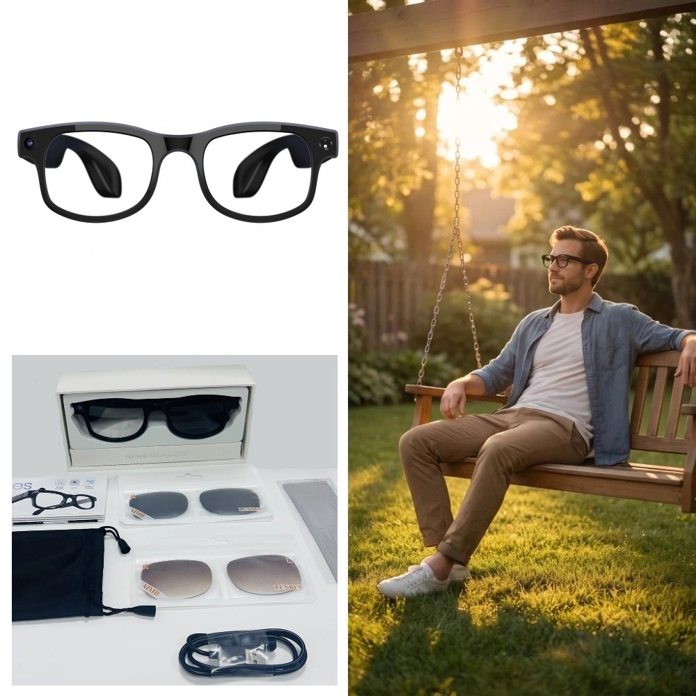 2 in 1 AI Smart Glasses HD Pho - Photography Lighting recension och pris