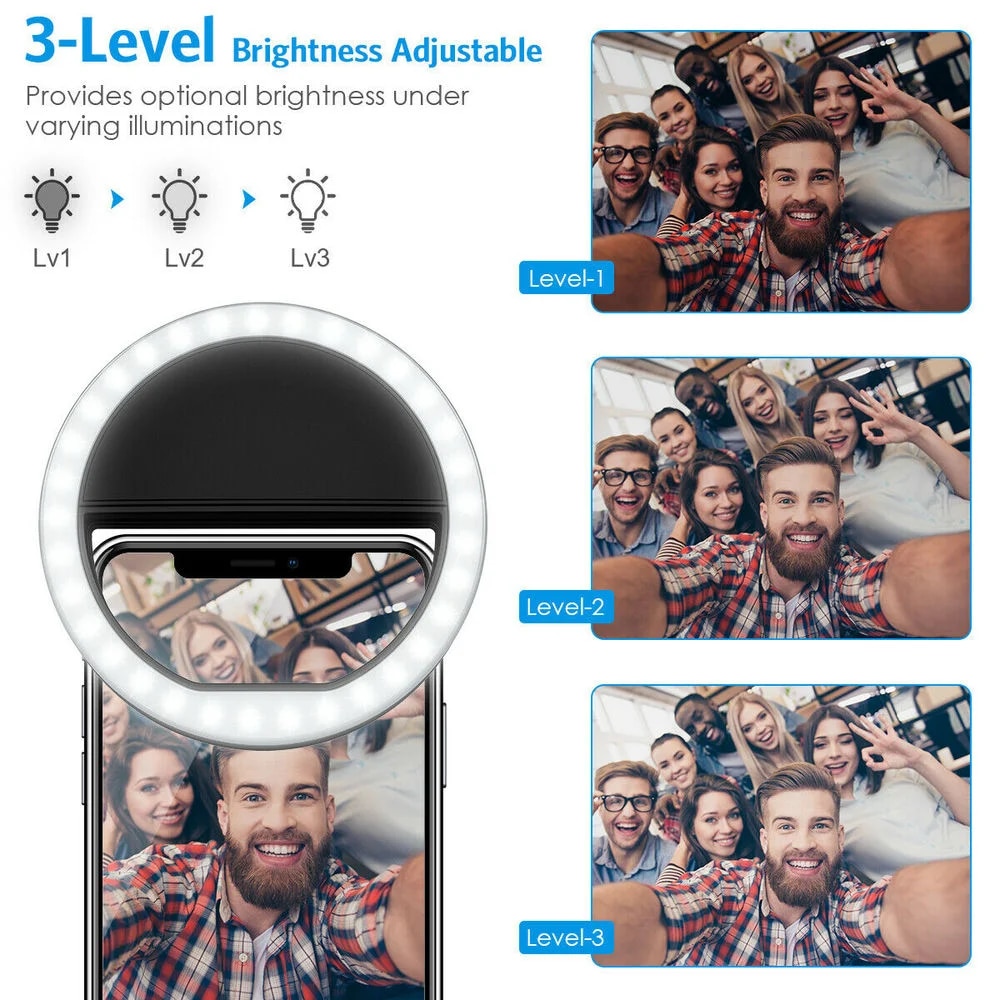 USB Charge Led Selfie Ring Lig - Photography Lighting Patterns recension och pris