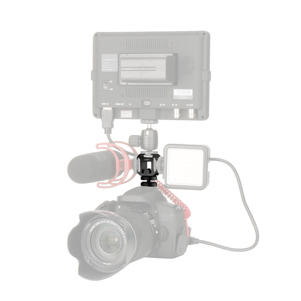 Andoer 3 Cold Shoe Mount Adapt - Photography Lighting Continuous recension och pris