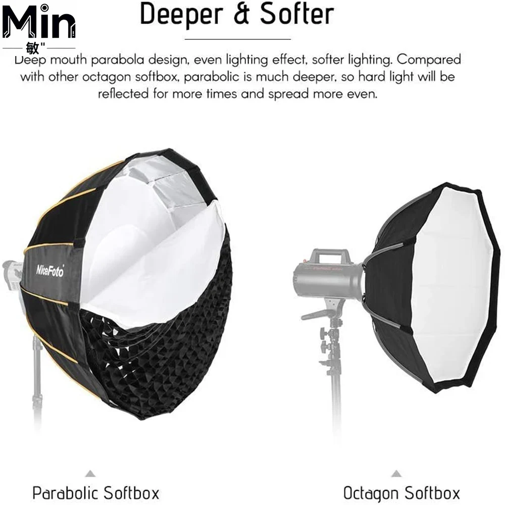 35inch 90cm Quick Set-up Foldi - Photography Studio Lighting Set Up recension och pris