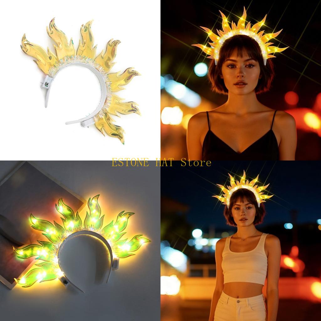 49MF LED Flame Glowing Hairban - Photography Lighting Patterns recension och pris