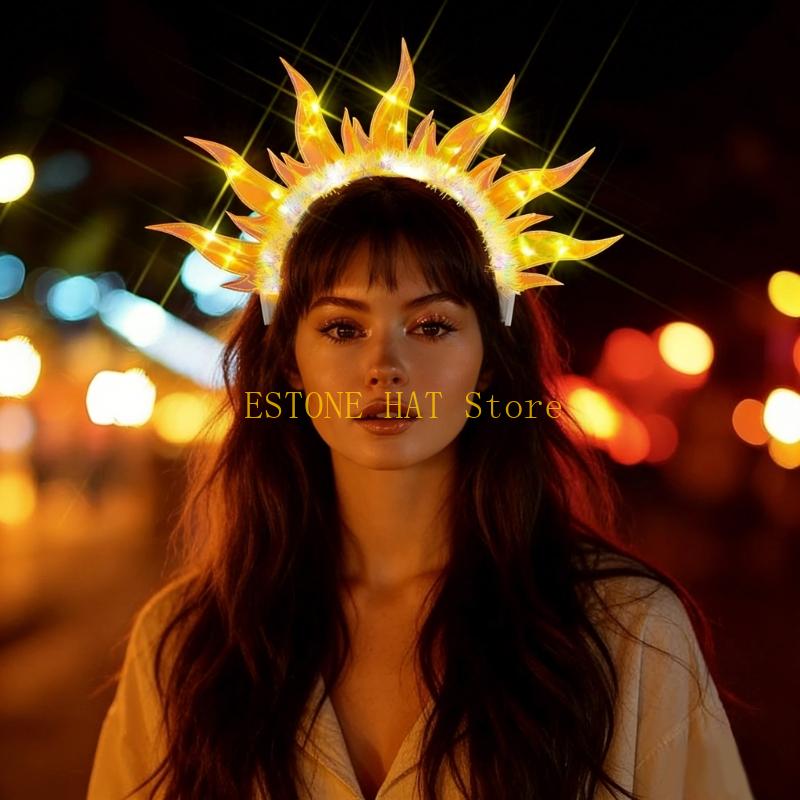 49MF LED Flame Glowing Hairban - Photography Lighting Patterns recension och pris