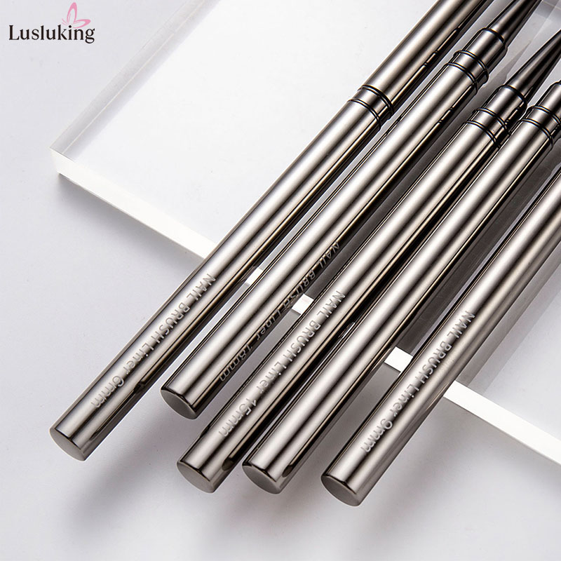 5PCS Nail Art Liner Brushes Ha - Coloured Gel Set recension och pris