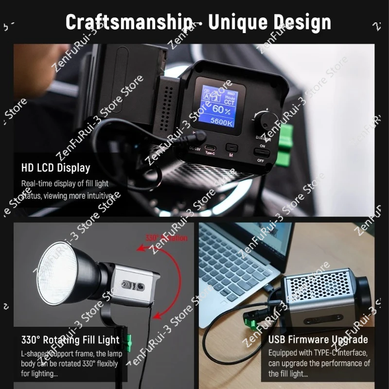 Ninja 300 80W LED Continuous V - Photography Lighting Continuous recension och pris
