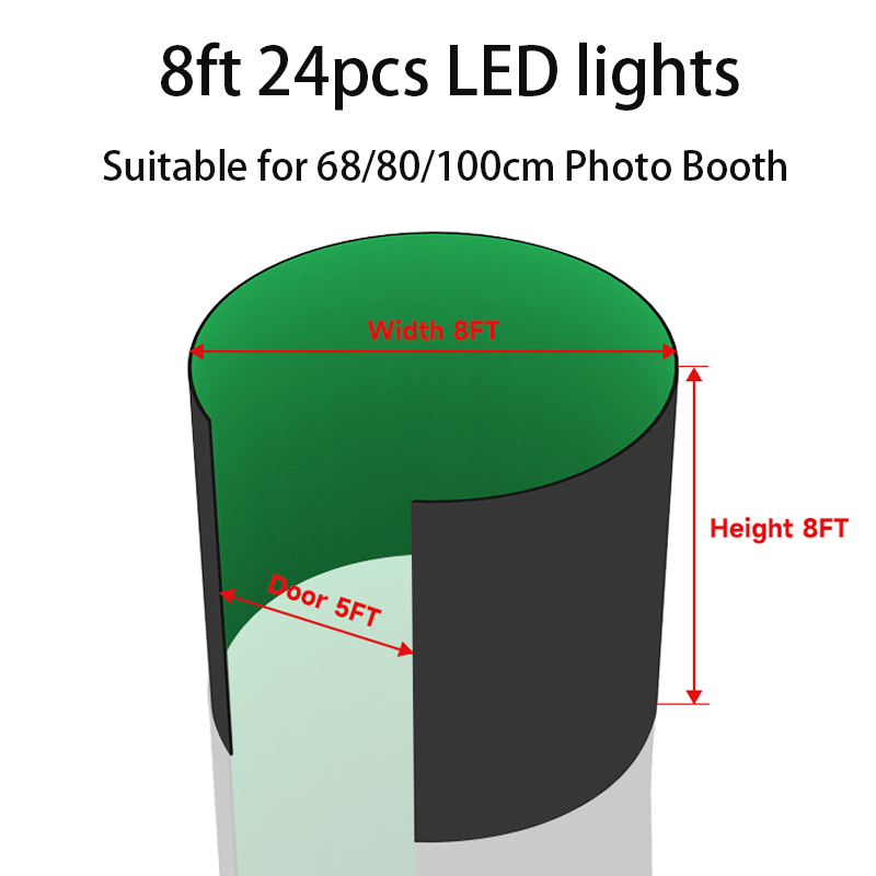 360 Photo Booth Enclosure Free - Photography Lighting And Backdrop Kits recension och pris